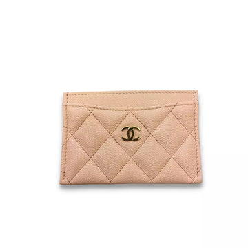 CHANEL PINK CLASSIC CARD HOLDER