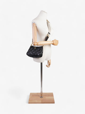 Gucci CS Shoulder Bag Black Matelasse Leather Small