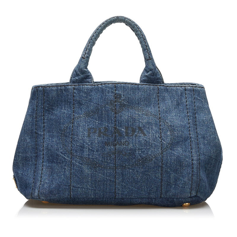 Canapa Logo Denim Handbag 1BG439
