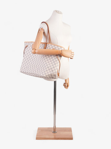 Louis Vuitton Neverfull Damier Azur Coated Canvas GM