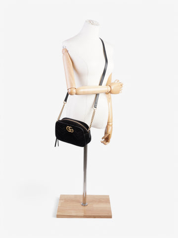 Gucci CS Marmont Black Velvet Small