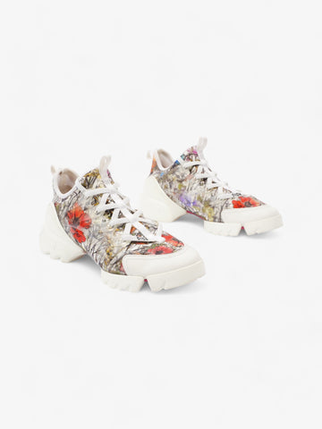 Christian Dior D-Connect White / Multicoloured Neoprene EU 38 UK 5