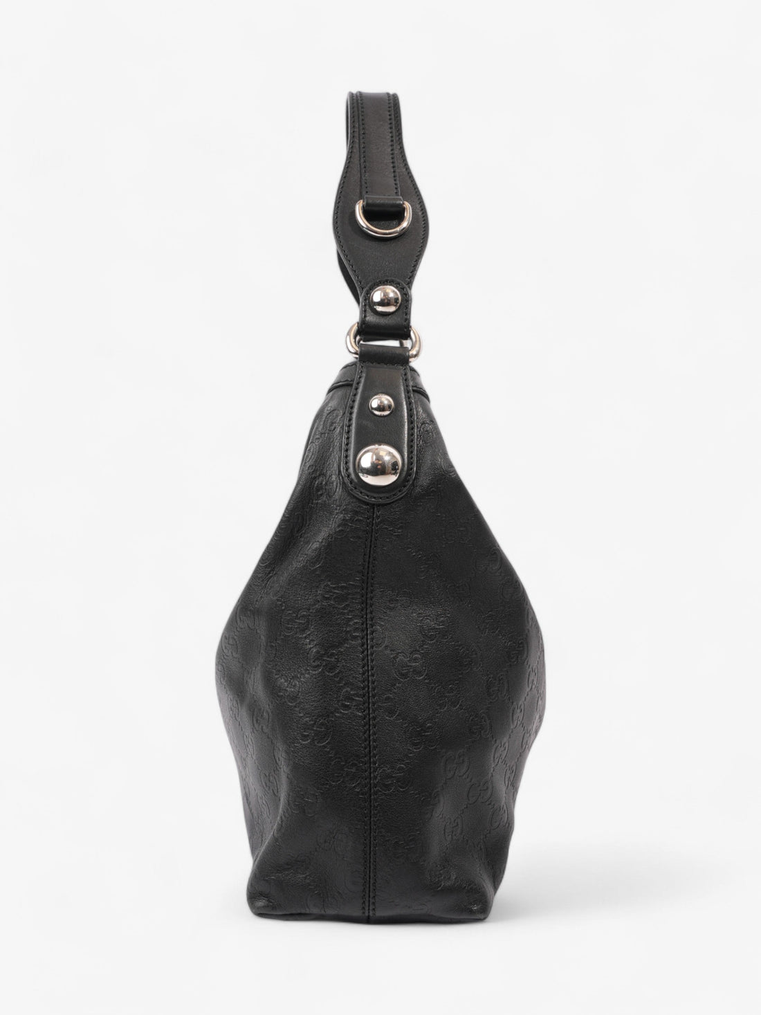 Gucci Shoulder Bag Black Leather
