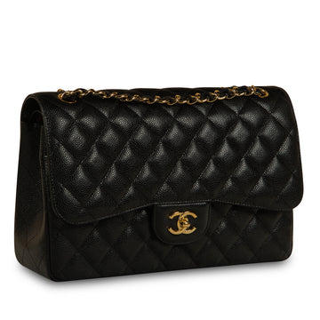 Chanel Classic Flap Bag - Jumbo - Caviar