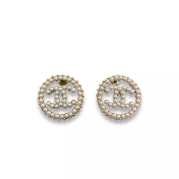 CHANEL PEARL CC EARRINGS