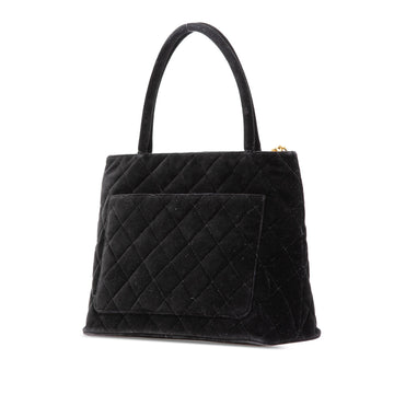 Chanel Velvet Medallion Tote