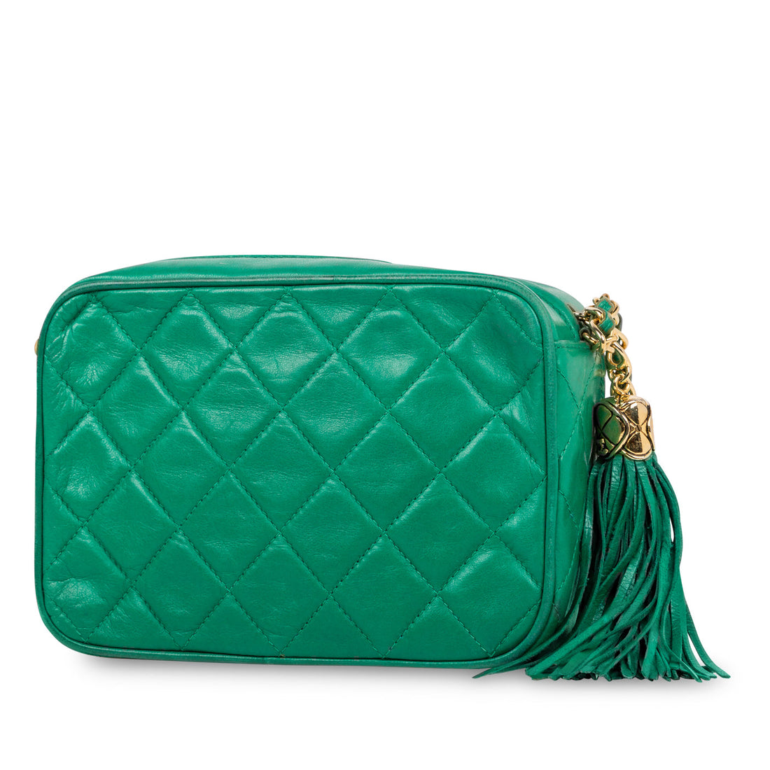 Chanel Vintage Lambskin Tassel Bag