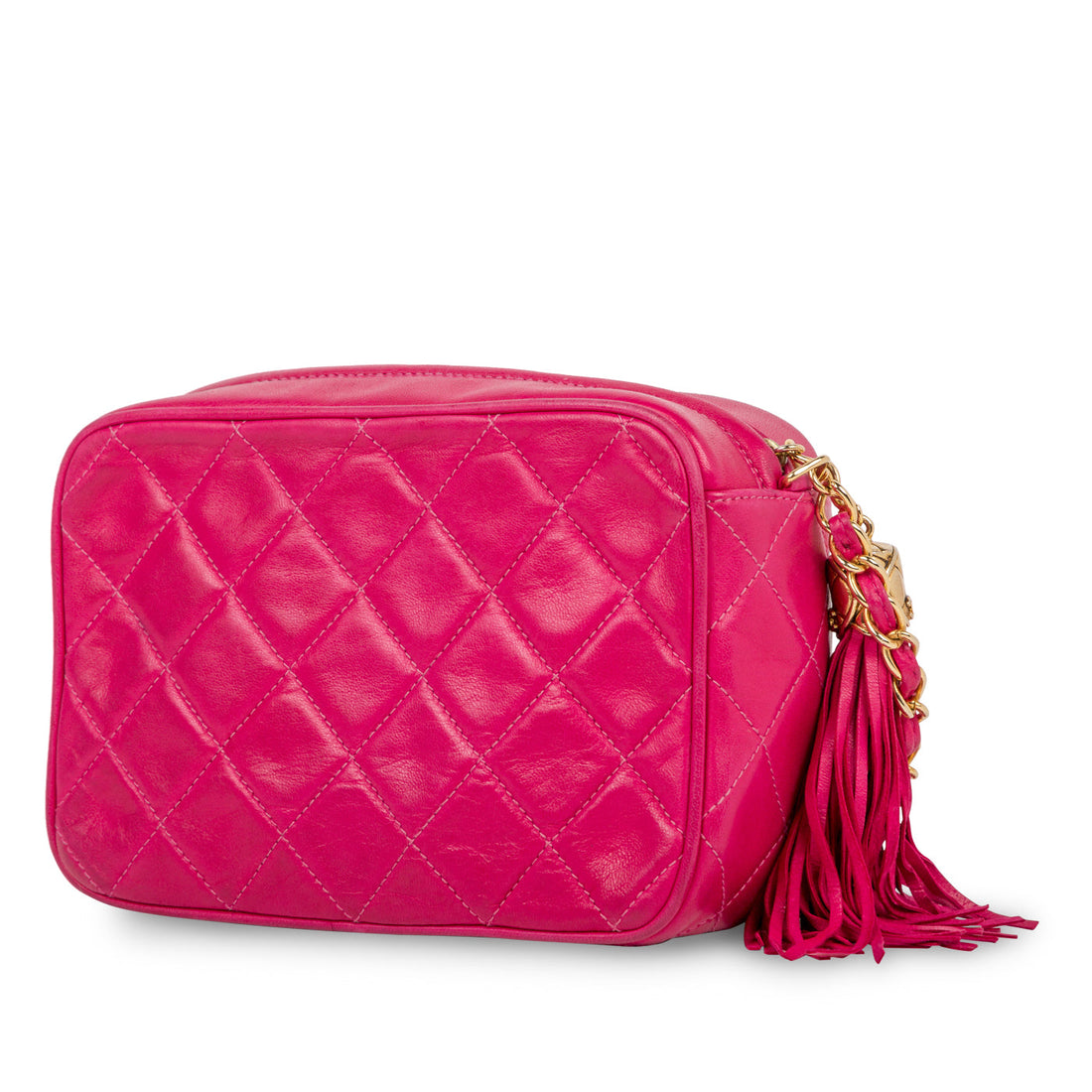 Chanel Vintage Lambskin Tassel Bag