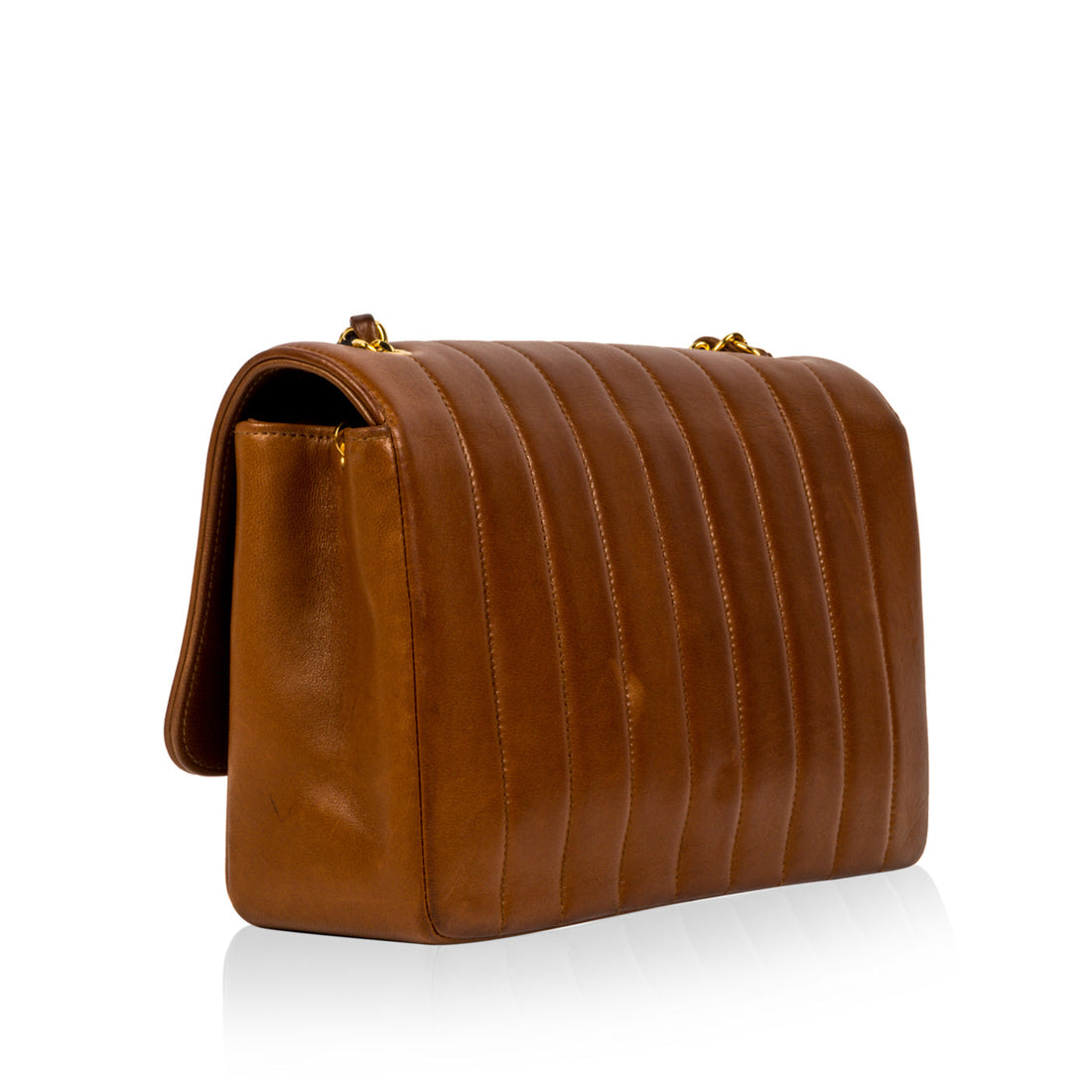 Chanel Timeless Vintage Flap Bag - Brown - GHW