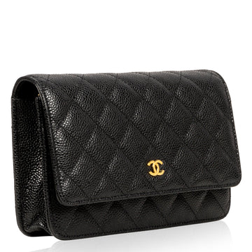 Chanel Wallet on Chain - Caviar