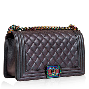 Chanel Iridescent Boy Bag - Medium