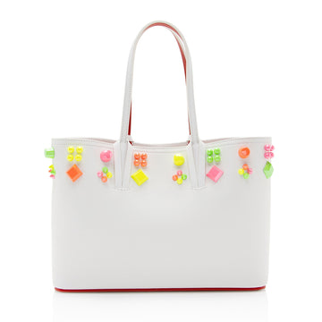 Christian Louboutin Calfskin Couronnes Sevillana Cabata Tote (SHF-CSufWo)