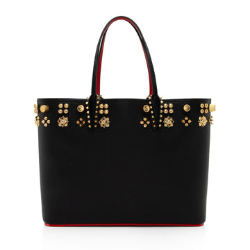 Christian Louboutin Calfskin Couronnes Sevillana Cabata Tote (SHF-wnxgYQ)