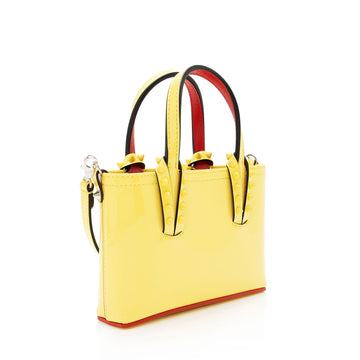 Christian Louboutin Patent Leather Cabata Nano Tote