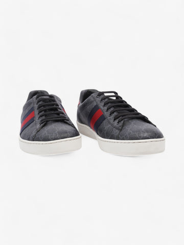 Gucci Ace CS Supreme Sneakers Black / Red / Navy Canvas EU 43.5 UK 9.5