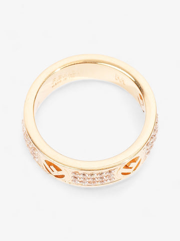 Fendi FF Ring Gold Base Metal Medium (54mm)