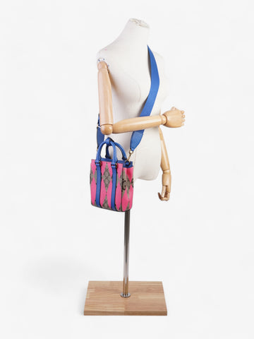 Gucci Rhombus Printed CS Blue / CS Supreme / Pink Canvas Mini