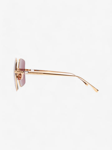 Fendi FF Sunglasses Gold Acetate 145mm