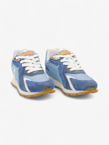 Louis Vuitton Run Away Blue / White / Navy Blue Suede EU 40 UK 6