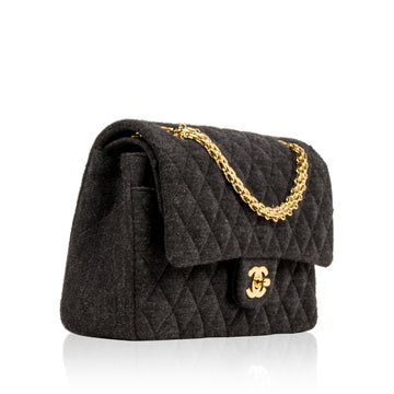 Chanel Jersey Classic Flap Bag - Medium