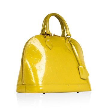 Louis Vuitton Alma Pm Epi Leather Lime Green
