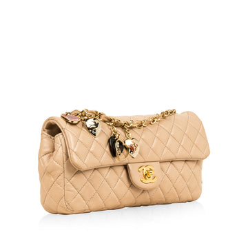 Chanel East/West Valentine Flap Bag