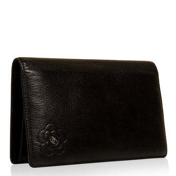 Chanel Camellia Flap Wallet
