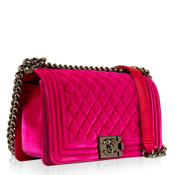 Chanel Boy Bag - Medium - Velvet
