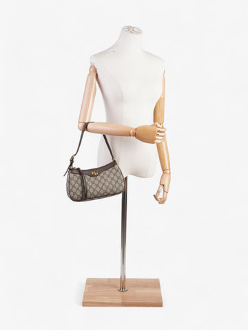 Gucci Ophidia CS Supreme / Brown Canvas Small