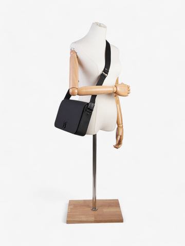 Burberry TB Alfred Black Grained Leather