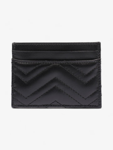 Gucci CS Marmont Card Holder Black Matelasse Leather