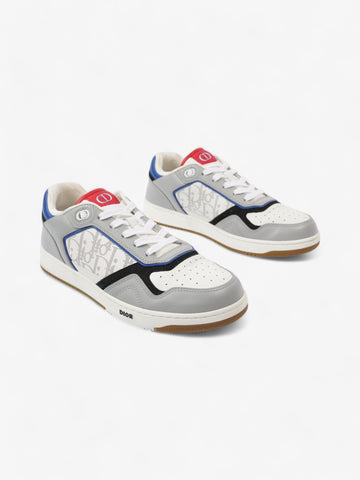 Christian Dior B27 White / Blue / Red Calfskin Leather EU 41.5 UK 7.5