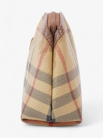 Burberry Check Travel Pouch Vintage Check Canvas Small