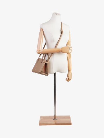 Burberry Baby Banner Camel Leather