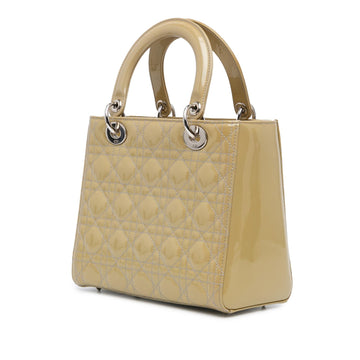 Dior Medium Patent Cannage Lady Dior