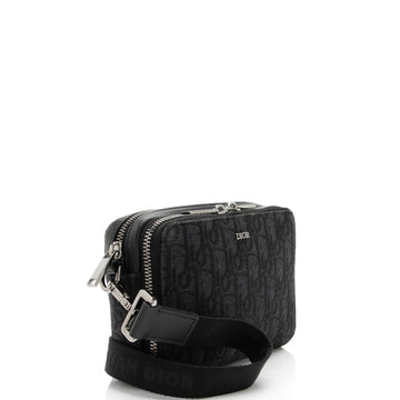 Dior Oblique Double Zipped Pouch CroVSbody