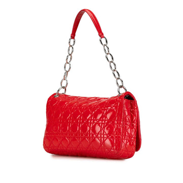 Dior Patent Cannage Rendezvous Shoulder Bag