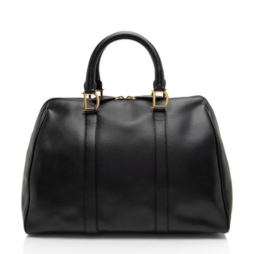 Dior Vintage Calfskin Large Bowling Bag (SHF-h21sh0)