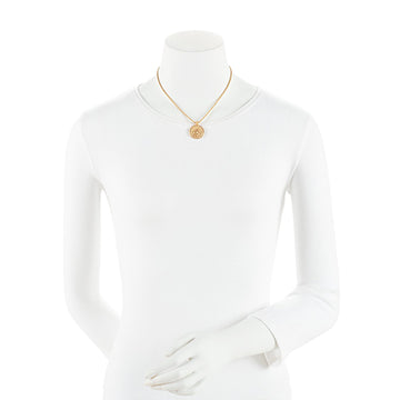 Dior Vintage Crystal Logo Necklace