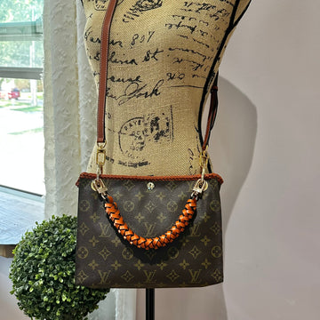 The Swan Crossbody -CS Monogram in Whiskey
