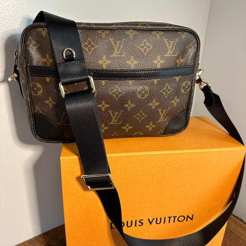 The Sparrow Crossbody Bag -CS LV Monogram in Black