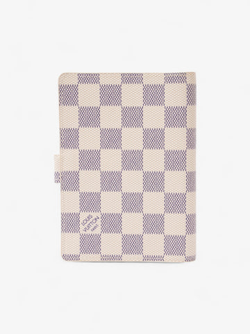 Louis Vuitton Small Ring Agenda Cover Damier Azur Coated Canvas