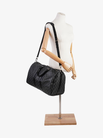 Louis Vuitton Keepall Bandouliere Damier Graphite Coated Canvas 45