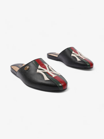 Gucci CS Yankees Loafers Black / Green / Red Leather EU 43 UK 9