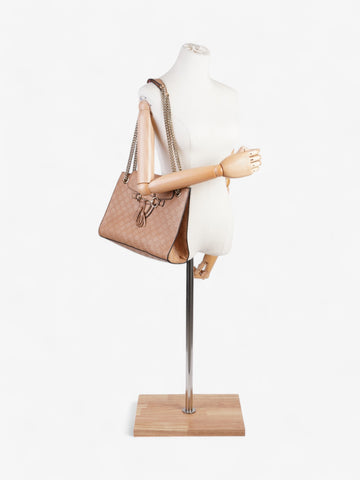 Gucci Emily Guccissima Chain Light Taupe / CS Supreme Canvas Large
