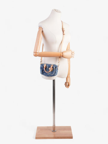 Louis Vuitton Speedy Blue Monogram Denim Nano