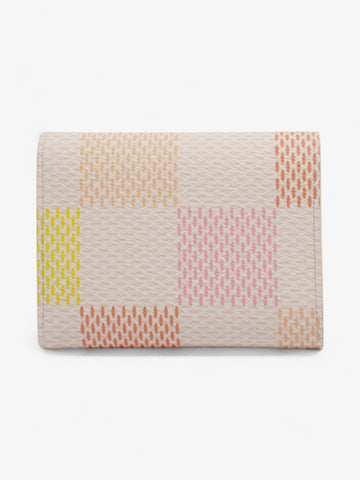 Louis Vuitton Victorine Tri-Fold Wallet Pink / Peach / Yellow Canvas