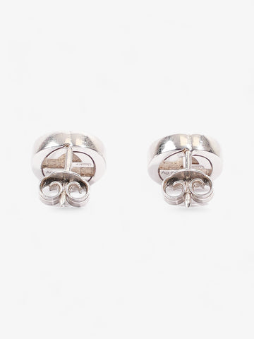 Gucci Interlocking G Earrings Silver Silver Sterling