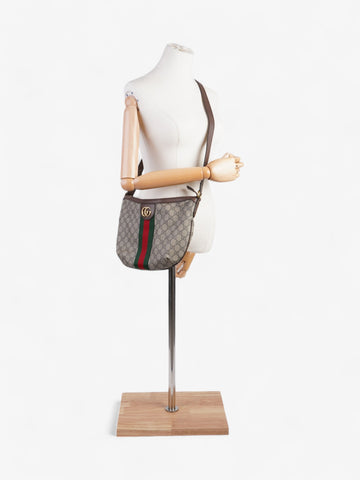 Gucci Ophidia CS Supreme / Green / Red Canvas Small