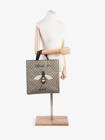 Gucci Blind For Love Beige And Ebony CS Supreme Coated Canvas